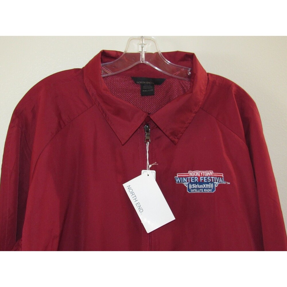Hockeytown Detroit  WINTER FESTIVAL Mens  XXL Red Jacket Coat Zip NHL Hockey NEW